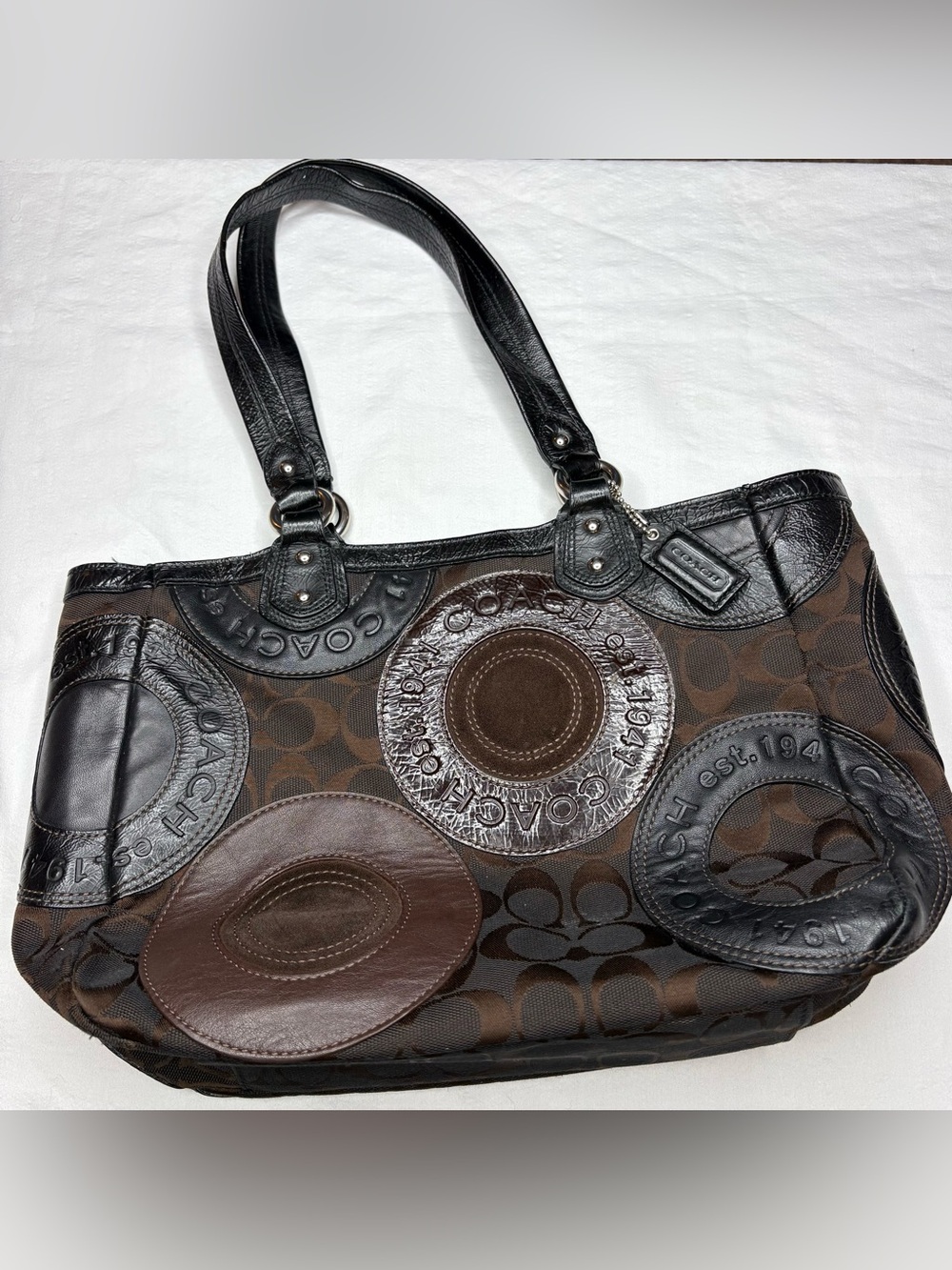2000’s Vintage Coach Patchwork Shoulder Bag